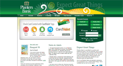 Desktop Screenshot of plantersbankonline.com